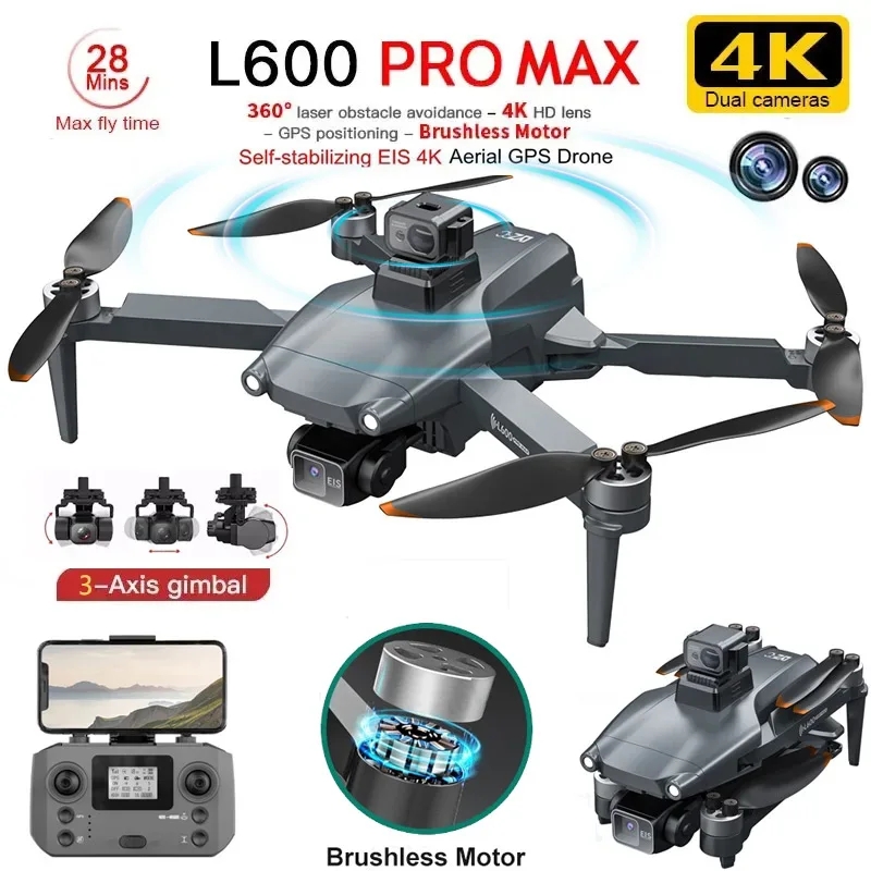 L600 PRO MAX GPS Drone Profess - Drone Gimbal recensione e prezzo